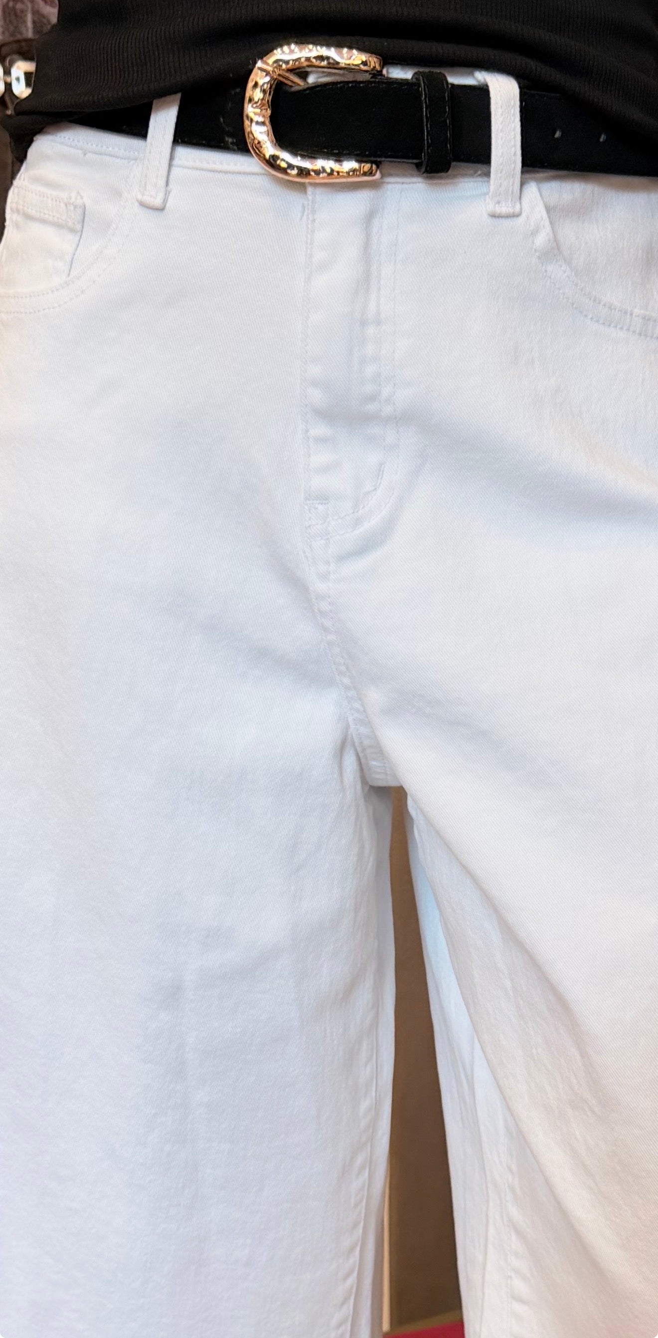 BERMUDA DENIM/ BIANCO